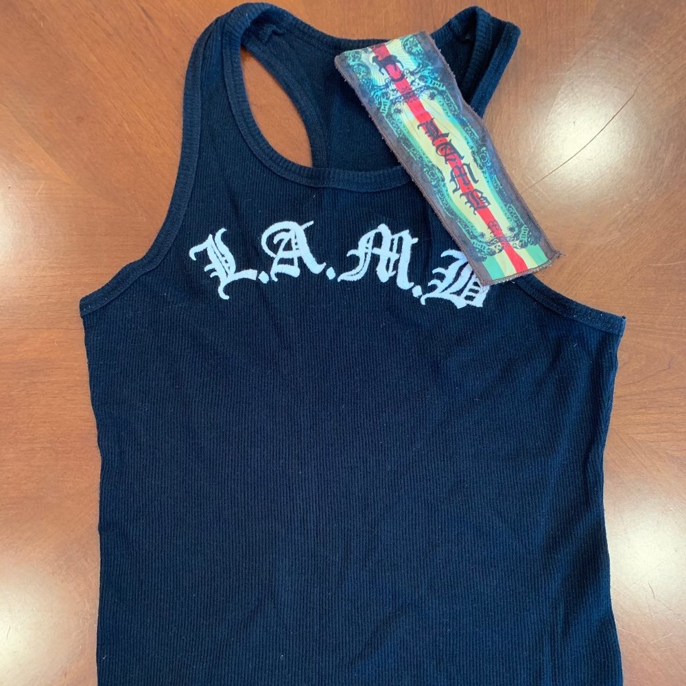 Original L.A.M.B racerback tank top M